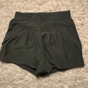 Green Workout Shorts